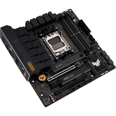 Płyta główna Asus tuf gaming b650m-plus z gniazdem am5 (czarna, raid, 2,5 gb-lan, dźwięk, µatx)