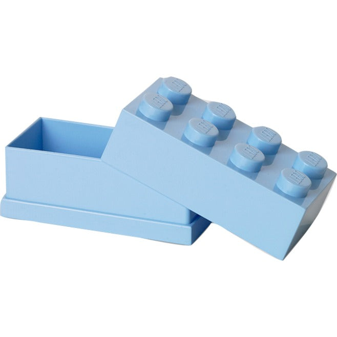 Pokój Kopenhaga Lego Mini Box Pudełko na lunch (niebieskie, 8 kołków)
