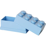 Pokój Kopenhaga Lego Mini Box Pudełko na lunch (niebieskie, 8 kołków)