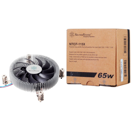Chłodnica procesora Silverstone Nitrogon NT07-115x (połączenie PWM, ultra niski profil)