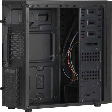 Obudowa midi tower Inter-tech b-42 (czarna | 2x USB-A)