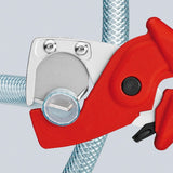 Obcinak do rur Knipex 9020185 (czerwony)
