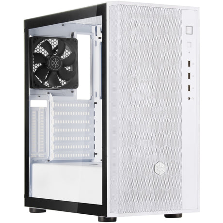Obudowa midi tower Silverstone fara r1 v2 (biała | 3x USB-A)