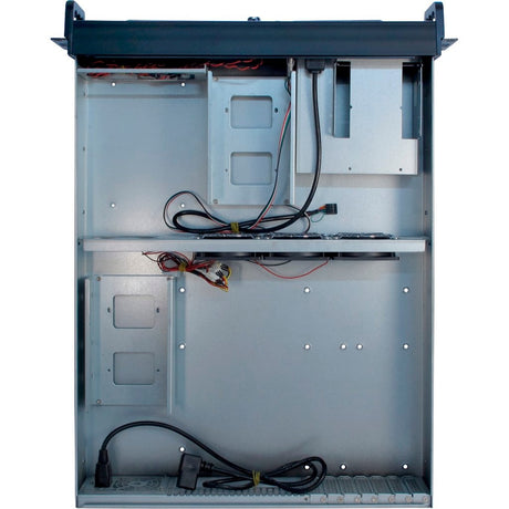 Obudowa rack Inter-tech 2u-2098-sl (czarna | 2x USB-A)
