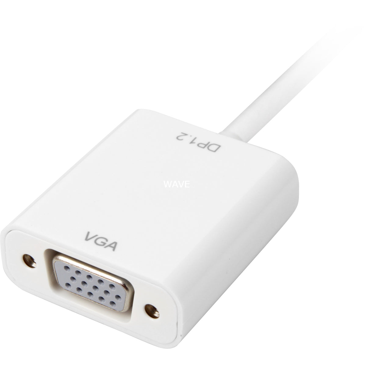 Adapter Sharkoon mini display port --> vga, 15 cm (biały)