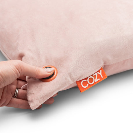 Bezprzewodowa poduszka grzewcza Cosy una Velvet 45 x 45 cm (jasnoróżowy, power bank 5000 mah)