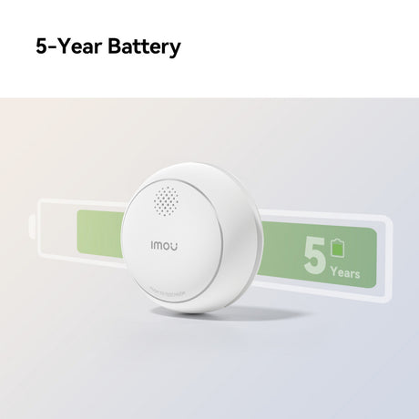 Imou inteligentny czujnik dymu - pakiet zsm1 (biały, 3 sztuki + inteligentna bramka zg2s, zigbee)