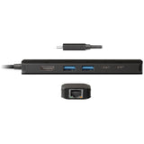 Stacja dokująca Hub 6 w 1 Club 3D USB Gen1 Type-C (czarna)