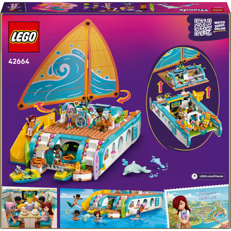 Lego Friends Wycieczka łodzią przygodowa zabawka dla dzieci - 42664