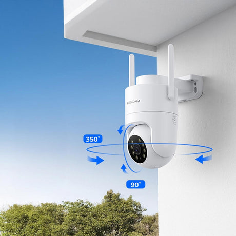 Foscam PD8, dwuzakresowa kamera bezpieczeństwa 4K 8MP WiFi 6 PT (biała)