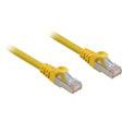 Kabel sieciowy Sharkoon SFTP, RJ-45 kat.6a (żółty, 1 metr, bezhalogenowy)