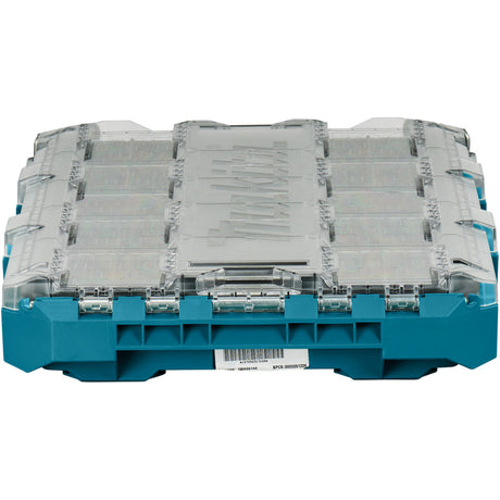 Płaska skrzynka narzędziowa Makita Maktrak P-91051 (niebiesko-czarna)