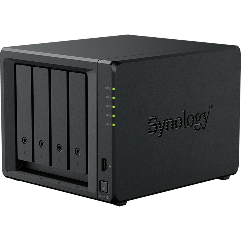 Stacja dyskowa Synology ds425+ nas (czarna, 2x LAN, 2x USB-A 3.2 (5 Gbit s))