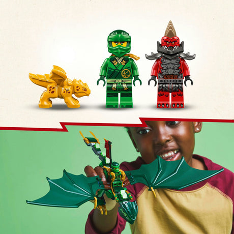 Lego Ninjago 71829 Lloyd's Zielony smok leśny