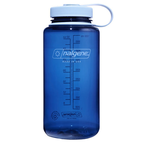 Butelka na wodę Nalgene z szeroką szyjką, 1-litrowa butelka do picia (indygo)