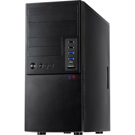 Obudowa midi tower Inter-tech it-6865 (czarna | 4x USB-A | 1x USB-C)