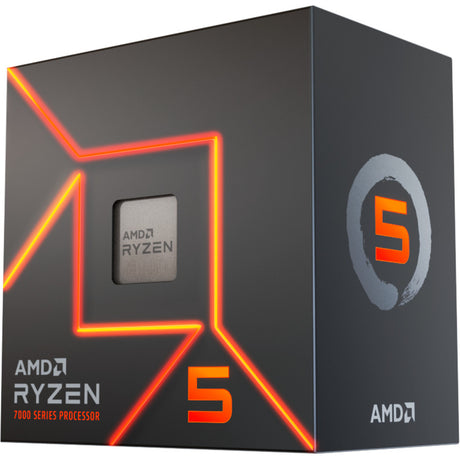 Procesor AMD Ryzen 5 7400, 3,7 GHz (4,7 GHz Turbo Boost) z gniazdem AM5 (odblokowany, w pudełku)