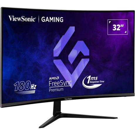 Zakrzywiony monitor do gier Viewsonic vx3218c-2k 32 (czarny, 2x HDMI, 1x port wyświetlacza, 180 Hz)