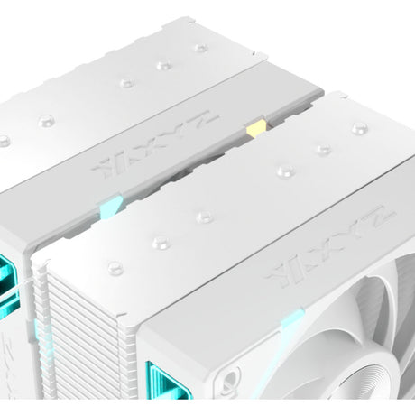 Chłodnica procesora Xyz PC Gear Thermax 6 Duo RGB (biała, Arbb, Pwm)