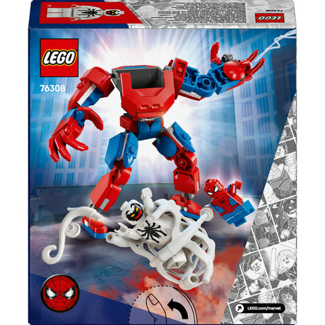 Lego Super Heroes 76308 Mech Spider-Mana kontra antytoksyna