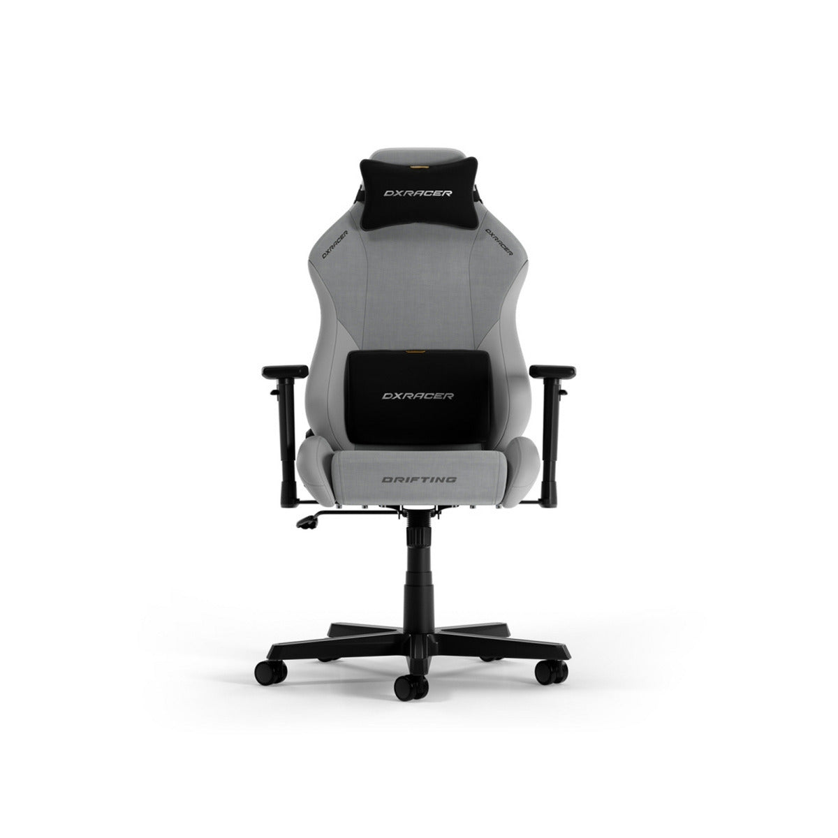 Krzesło do gier Dxracer drifting l z szarego materiału (szary)