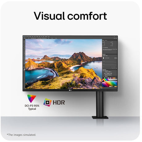 Monitor LG Ergo IPS z USB Type-C 31.5 4K UHD (czarny, 2x HDMI, 1x Display Port)