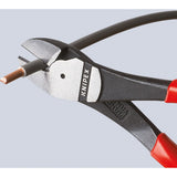 Knipex 74 01 200 szczypce tnące boczne polerowane tworzywo sztuczne 200mm
