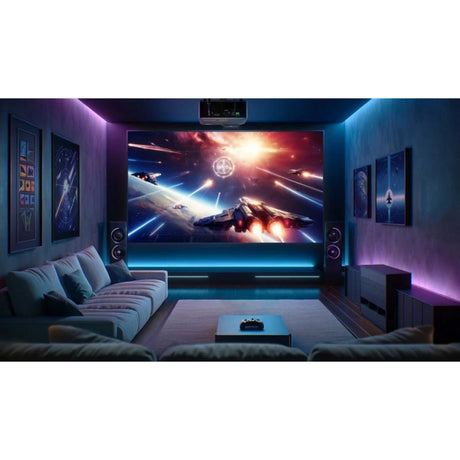 Projektor laserowy Viewsonic LX700-4KE RGB 4K HDR do kina domowego (czarny, 5200 lumenów lasera RGB)