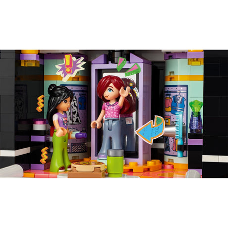 Lego friends — zabawka konstrukcyjna autobusu wycieczkowego z gwiazdami popu (42619)