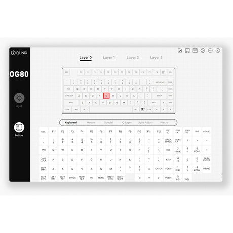 Bezprzewodowa klawiatura mechaniczna Iqunix og80 lavandin (lawenda, układ amerykański (qwerty), wiśniowy mx brązowy, 80% (tkl), możliwość wymiany podczas pracy, pbt, 2,4 GHz | bluetooth 5.1 | usb-c)