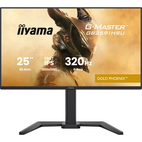 Monitor do gier Iiyama G-Master Gold Phoenix GB2591HSU-B1 24,5 (czarny (matowy), 320 Hz, HDMI, DisplayPort, USB, audio)