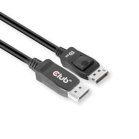 Kabel Club 3D Displayport 1.4 Vesa z certyfikatem męsko-męskim (czarny, 2 metry, 8k 60 Hz, 32,4 Gb/s)