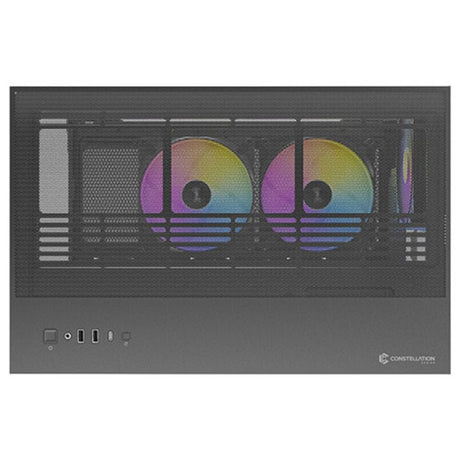 Obudowa midi tower Antec c8 argb (czarna | 2x USB-A | 1x USB-C | szkło hartowane)