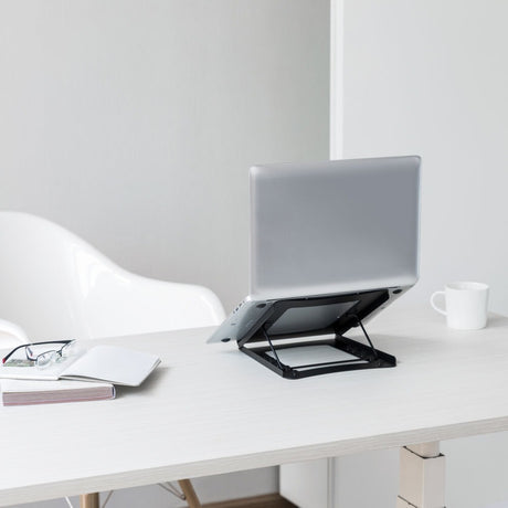 Stojak na laptopa Act Connectivity, składany, z regulacją wysokości w 5 pozycjach (czarny)