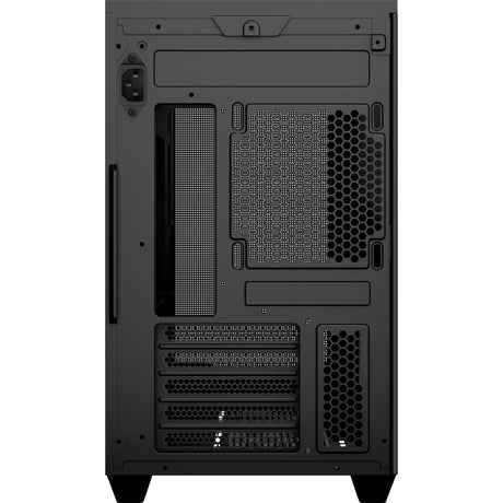 Obudowa mini mini tower Aerocool Stormfront (czarna | 2x USB-A | 1x USB-C | okienko)