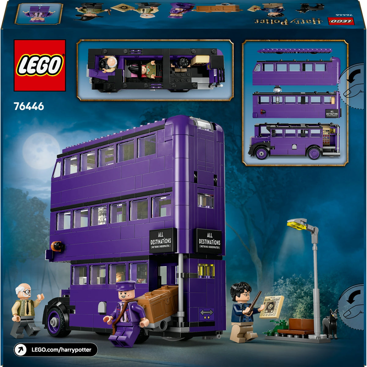 Pudełko z kolekcją Lego Harry Potter™ przygoda™ — 76446
