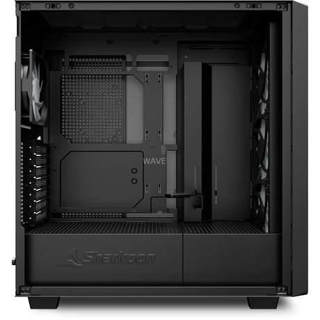 Sharkoon rebel c70m obudowa midi tower rgb (kolor czarnego drewna | 2x usb-a | 1x usb-c | rgb)