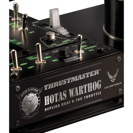 Thrustmaster Hotas Warthog Joystick i przepustnica do gier Hotas (czarne srebro, PC)