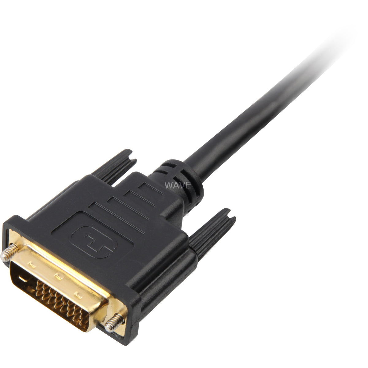 Kabel Sharkoon HDMI > DVI-D (24+1) (czarny, 1 metr)