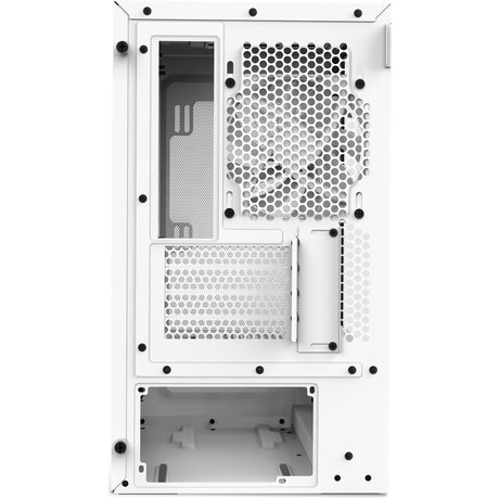 Obudowa midi tower Nzxt h3 flow (biała (matowa) | 1x USB-A | 1x USB-C | szkło hartowane)