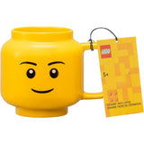 Kubek ceramiczny lego Room Copenhagen - chłopiec, duży (żółty)