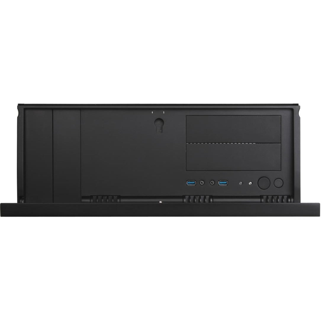 Obudowa Silverstone Grandia GD07B HTPC (czarna | 2x USB-A)