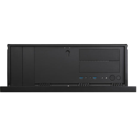 Obudowa Silverstone Grandia GD07B HTPC (czarna | 2x USB-A)