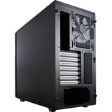 Konstrukcja fraktalna definiuje obudowę midi tower r5 (czarna | 4x usb-a)