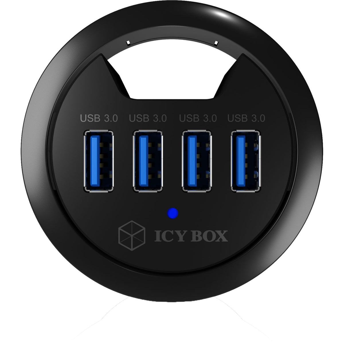 Icy box ib-hub1403 Hub USB (czarny, 4x USB 3.0)