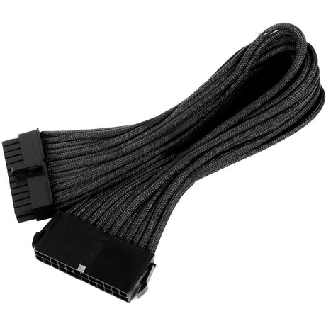 Kabel przedłużający Silverstone 24-pin ATX (czarny, 30 centymetrów, pp07-mbb)