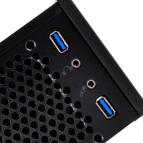 Obudowa HTC Silverstone sst-ml09b (czarna | 2x usb-a)