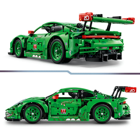 Lego technic 42224 porsche 911 gt3 r rexy ao samochód wyścigowy