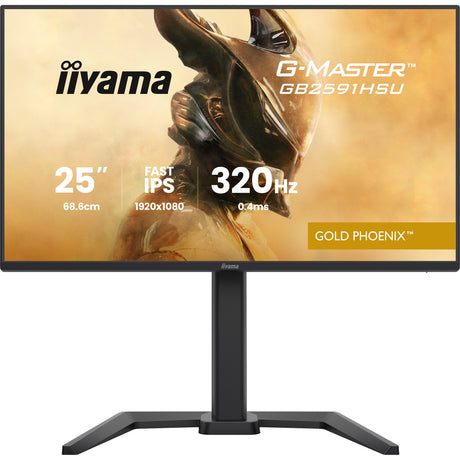 Monitor do gier Iiyama G-Master Gold Phoenix GB2591HSU-B1 24,5 (czarny (matowy), 320 Hz, HDMI, DisplayPort, USB, audio)