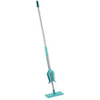Wycieraczka podłogowa Leifheit Picobello s micro duo z rączką - szerokość wycierania 27 cm - turkusowo - szara